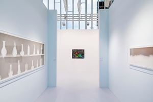 Claudio Parmiggiani and Jim Shaw, <a href='/art-galleries/simon-lee-gallery/' target='_blank'>Simon Lee Gallery</a>, West Bund Art & Design, Shanghai (7–10 November 2019). Courtesy Ocula & West Bund Art & Design. Photo: Xing Zhenzhong.